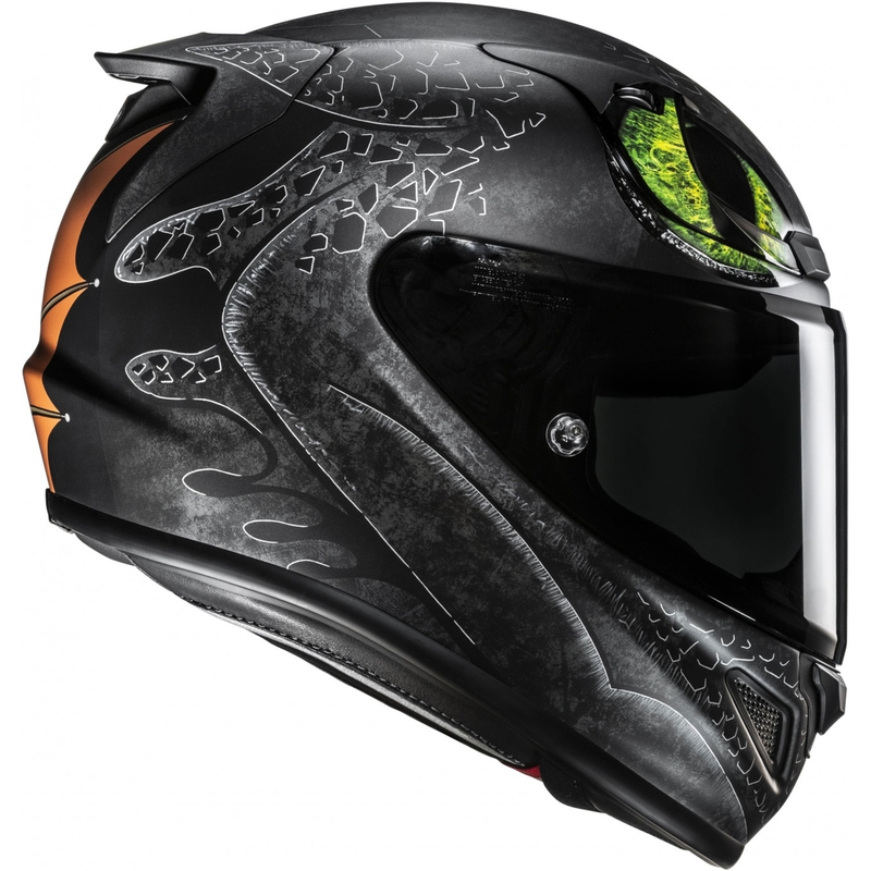 Integralna motociklistička kaciga HJC RPHA 12 Toothless II Universal MC4SF crna