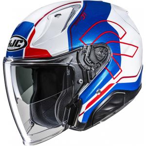 Otvorena motociklistička kaciga RPHA 31 Dereen MC21 bijelo-plavo-crvena