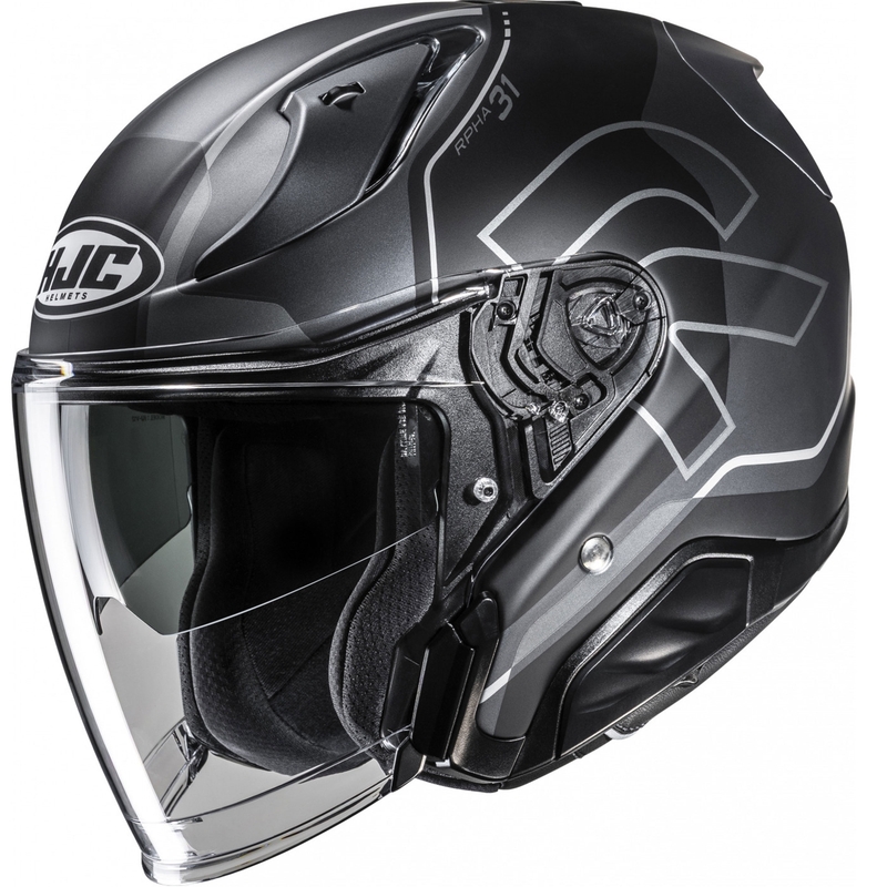 Otvorena motociklistička kaciga RPHA 31 Dereen MC5SF crno-siva