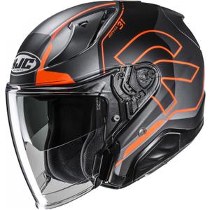 Otvorena motociklistička kaciga RPHA 31 Dereen MC6HSF crno-sivo-narančasta