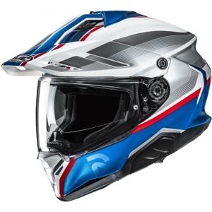 Enduro motociklistička kaciga HJC RPHA 60 Arbre MC21 bijelo-srebrno-plavo-crvena