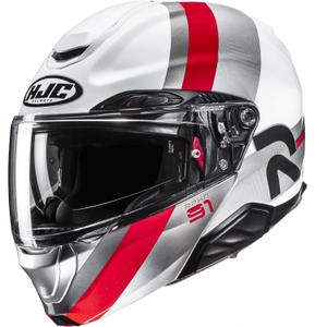 HJC RPHA 91 Fensh MC1 preklopna motociklistička kaciga bijelo-srebrno-crvena