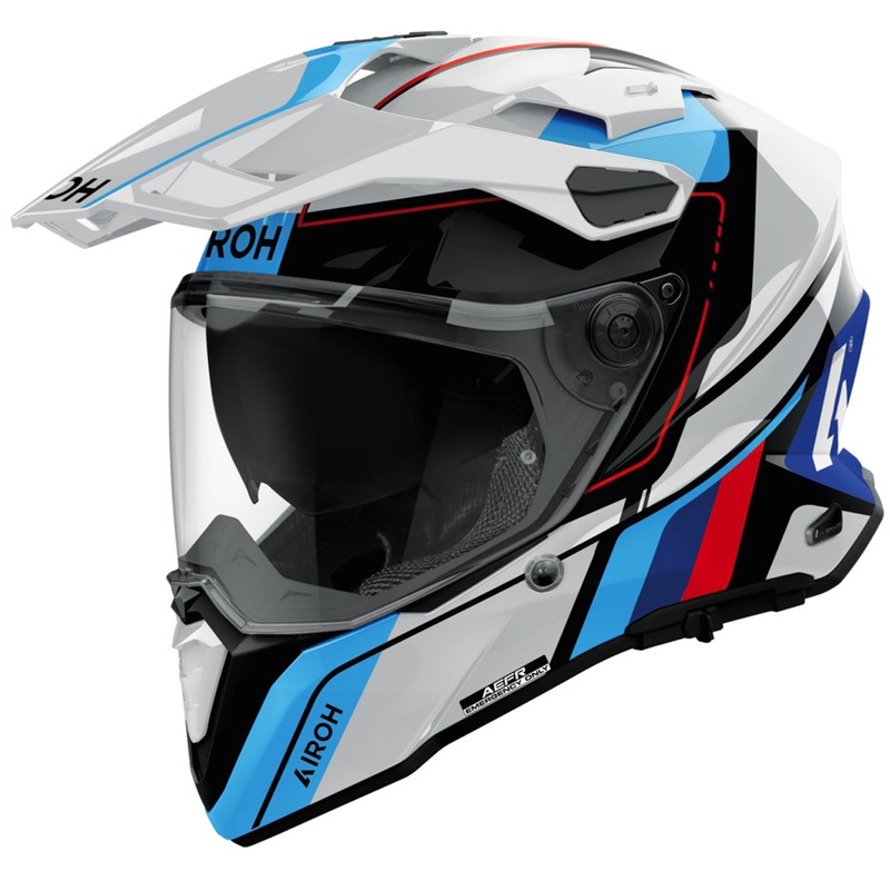 Enduro kaciga Airoh Commander 2 Skip sjajno bijela