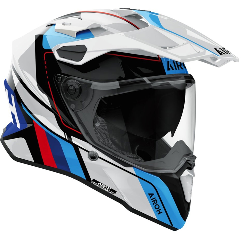 Enduro kaciga Airoh Commander 2 Skip sjajno bijela