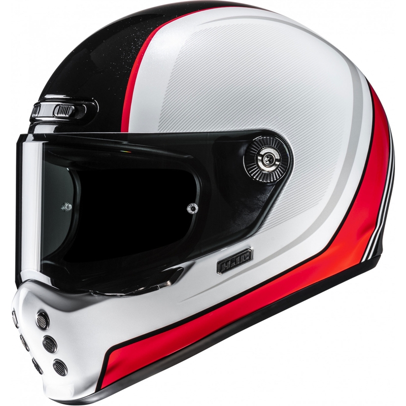 Integralna motociklistička kaciga HJC V10 Hodu MC1 bijelo-crno-crvena