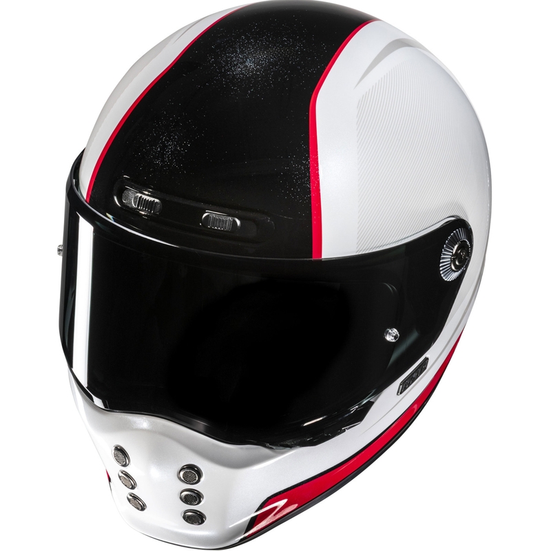 Integralna motociklistička kaciga HJC V10 Hodu MC1 bijelo-crno-crvena