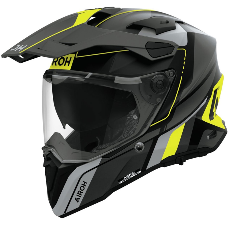 Enduro kaciga Airoh Commander 2 Skip mat žuta