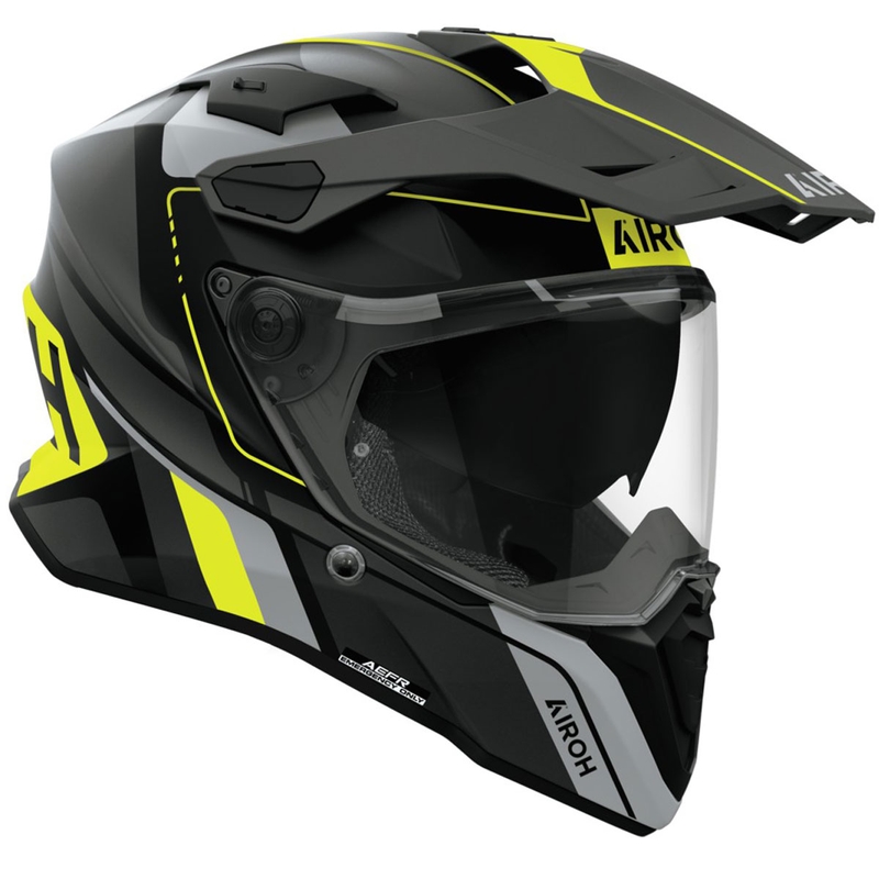 Enduro kaciga Airoh Commander 2 Skip mat žuta