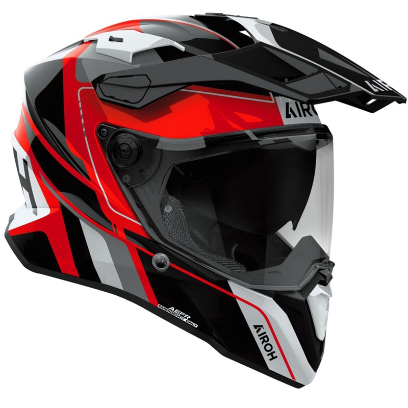 Enduro kaciga Airoh Commander 2 Skip sjajno crvena