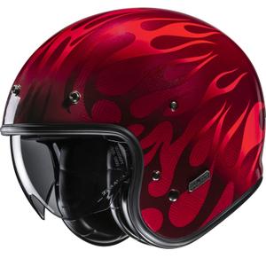 Otvorena motociklistička kaciga HJC V31 Firo MC1 crvena