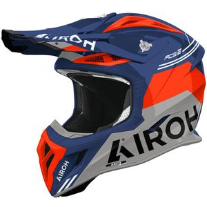 Airoh Aviator ACE 2 Fury motocross kaciga sjajna cijan-crvena