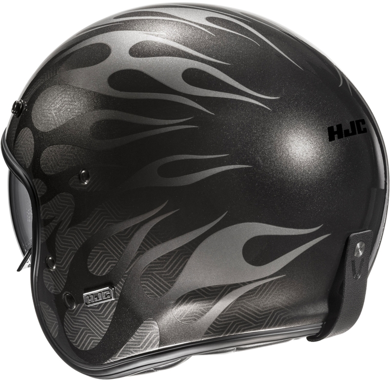 Otvorena motociklistička kaciga HJC V31 Firo MC5 crno-siva