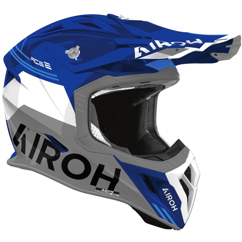 Airoh Aviator ACE 2 Fury motocross kaciga sjajno plava