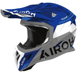 Airoh Aviator ACE 2 Fury motocross kaciga sjajno plava
