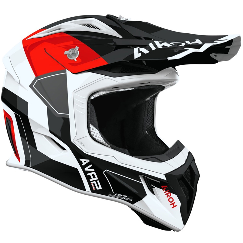 Airoh Aviator ACE 2 Shield motocross kaciga sjajno crvena