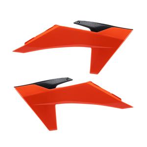 Plastové kryty chladiče POLISPORT černá/oranžová