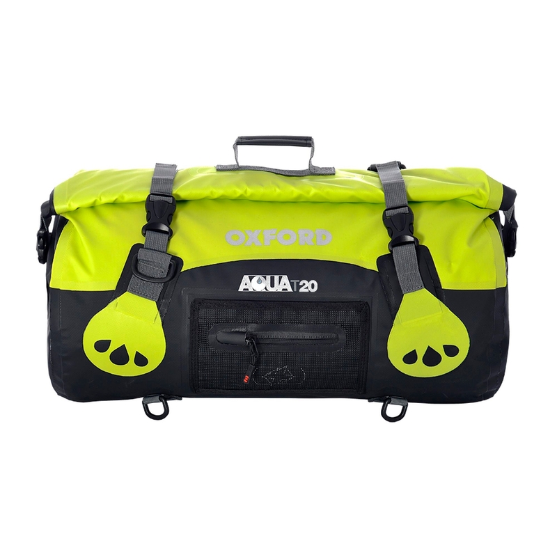 Vodootporna torba Oxford Aqua20 Roll Bag crno-fluo žuta