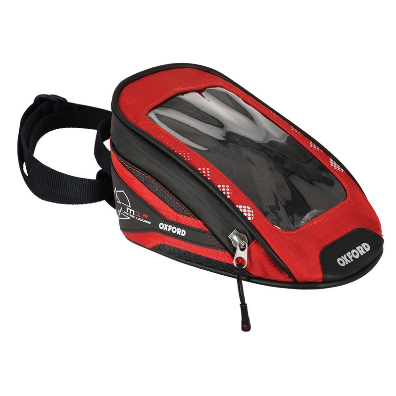 Torba za motor Oxford M1R Micro crno-crvena
