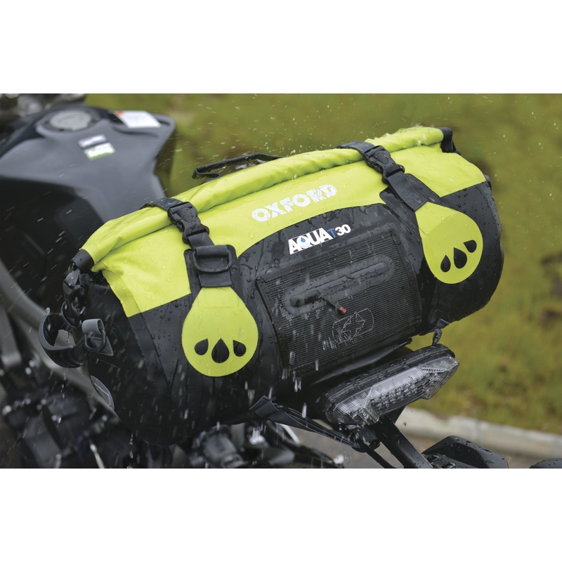 Vodootporna torba Oxford Aqua30 Roll Bag crno-fluo žuta