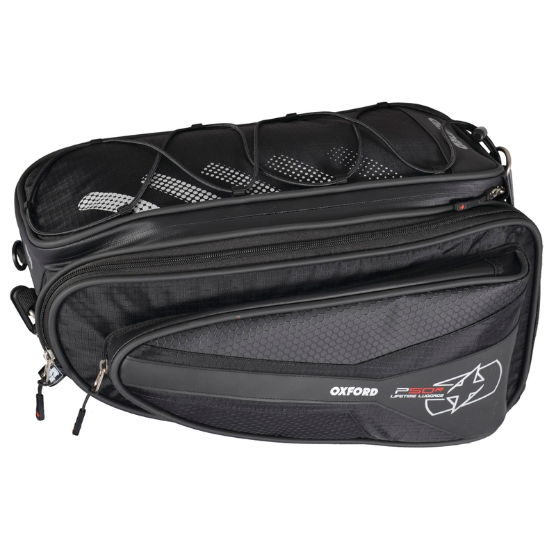 Bočne torbe za motor Oxford P50R, crna