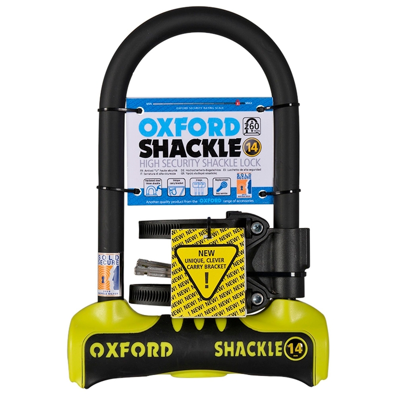 Brava Oxford U profil Shackle 14 žuto-crna