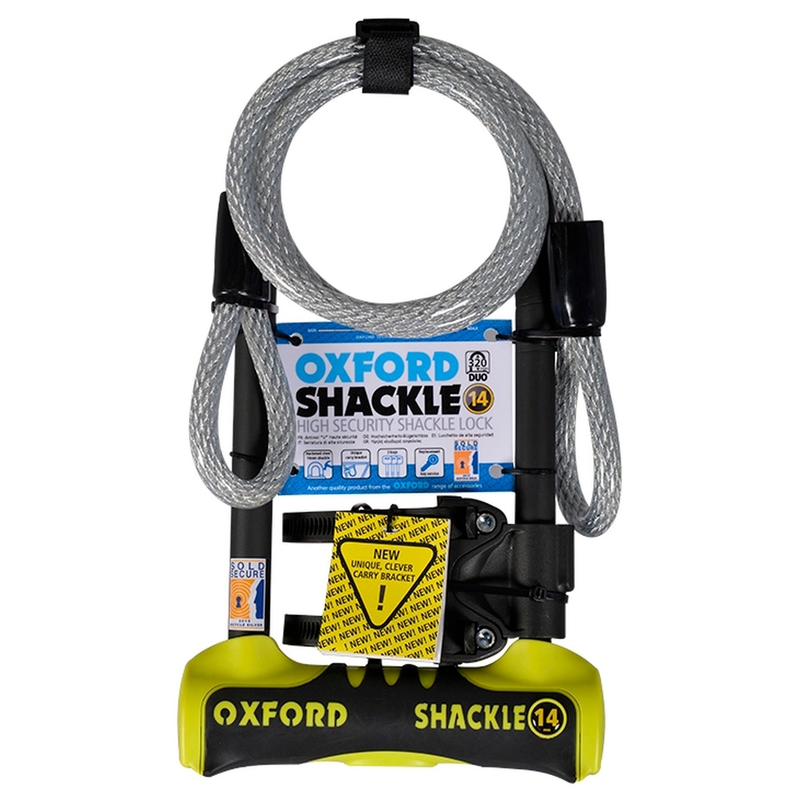 Brava Oxford U profil Shackle 14 DUO žuto-crna