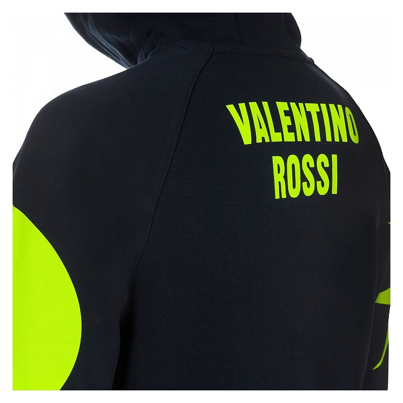 Hoodie VR46 Valentino Rossi REPLIKA Flis tamnoplava
