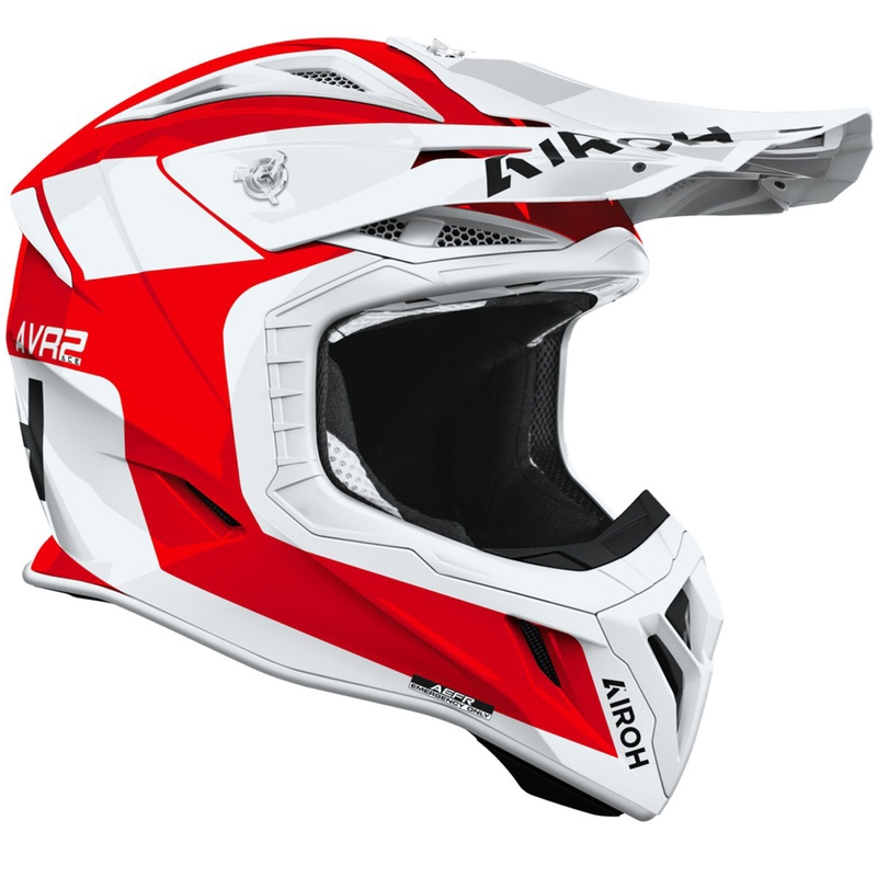 Motokros kaciga Airoh Aviator ACE 2 Iron sjajno crvena