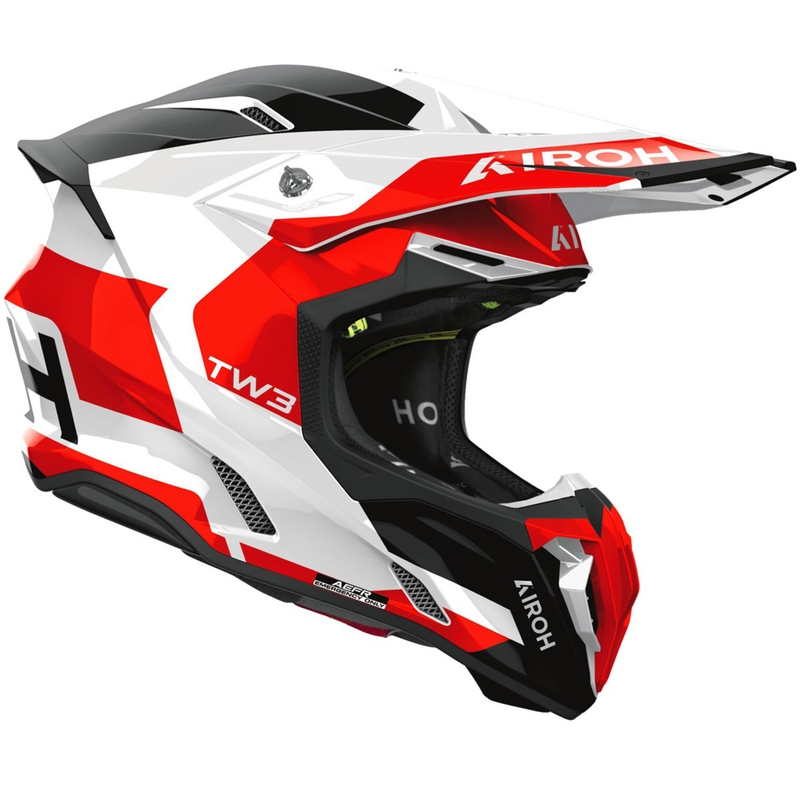 Motokros kaciga Airoh Twist 3 Fancy sjajno crvena