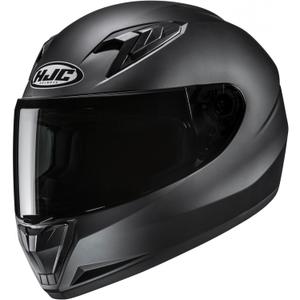 Dječja integralna motociklistička kaciga HJC Y10 Solid, poluravna, crna