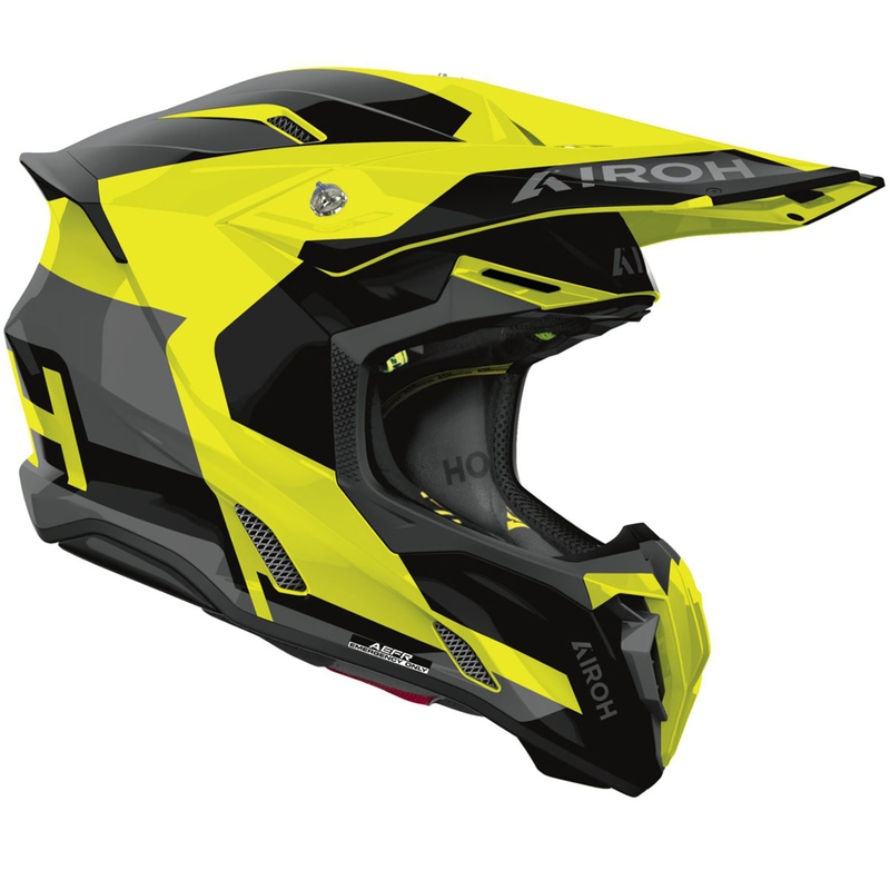 Airoh Twist 3 Fancy motocross kaciga sjajna fluo žuta