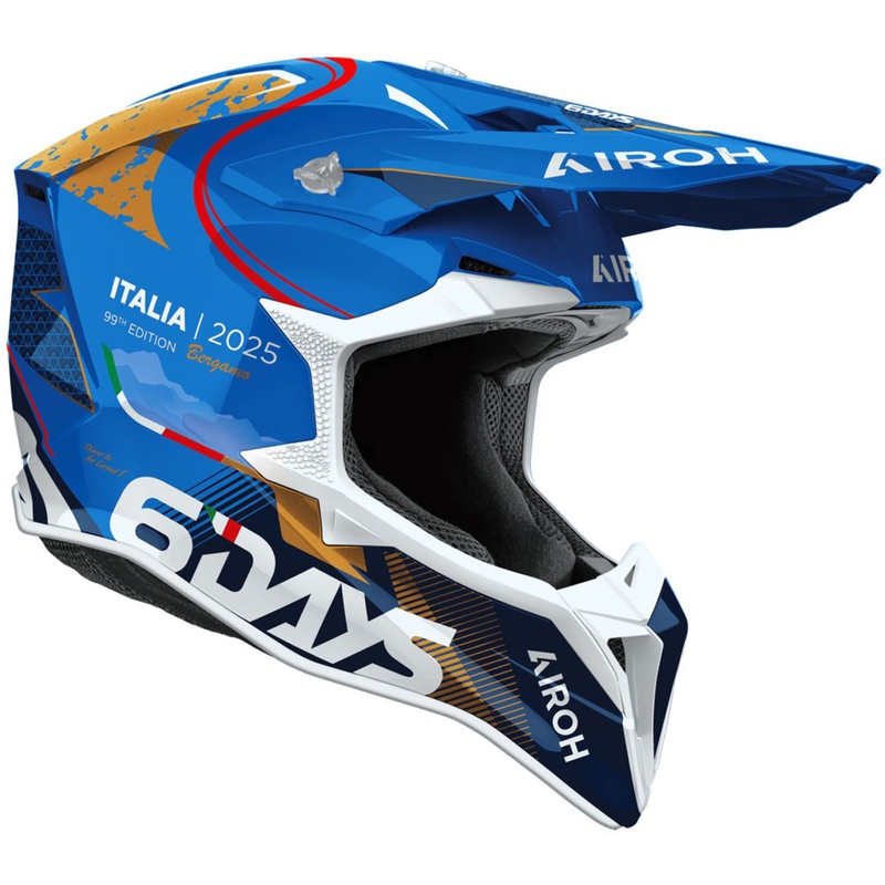 Airoh Wraaap 6DAYS ® ITALY kaciga za motokros sjajna
