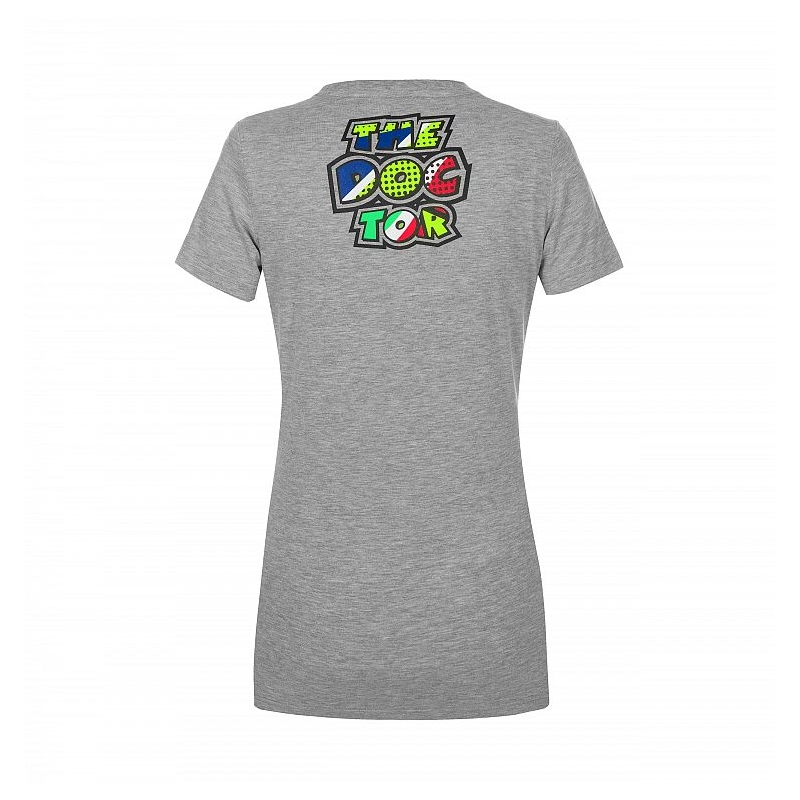 Ženska majica kratkih rukava VR46 Valentino Rossi POP ART siva rasprodaja