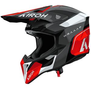 Airoh Wraaap Conquer motocross kaciga sjajno crvena