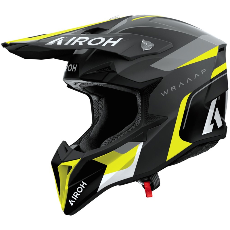 Airoh Wraaap Conquer kaciga za motokros mat žuta