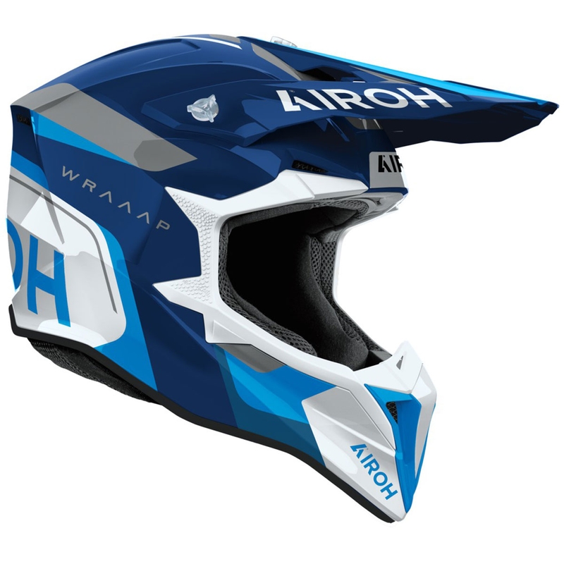Airoh Wraaap Conquer kaciga za motokros, sjajno plava