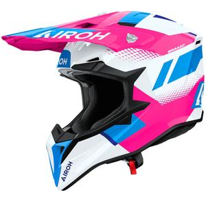 Airoh Wraaap Vision Motokros kaciga sjajno roza
