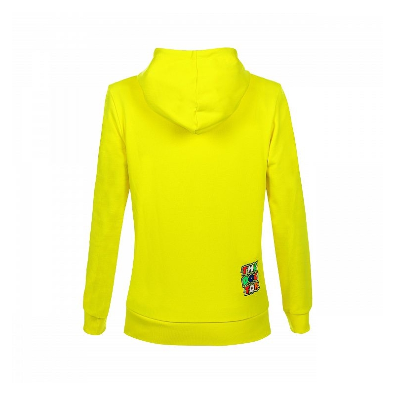 Ženski sweatshirt VR46 Valentino Rossi STRIPES Fleece žuta
