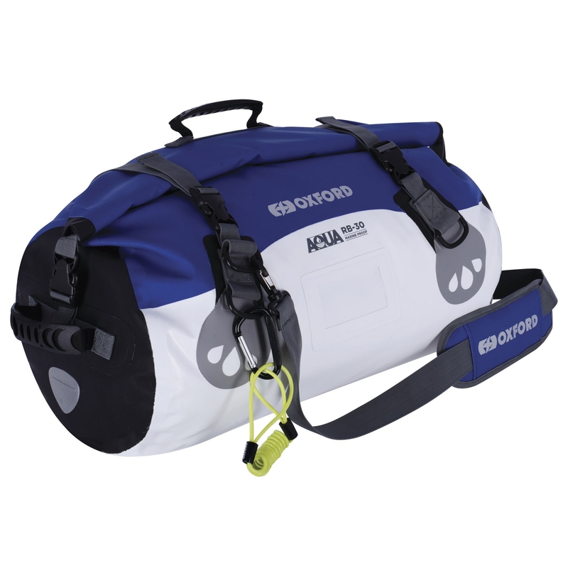 Vodootporna torba Oxford Aqua RB-30 Roll Bag bijelo-plava