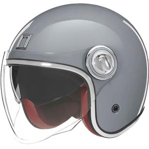 NOX PREMIUM Heritage kaciga otvorenog lica siva