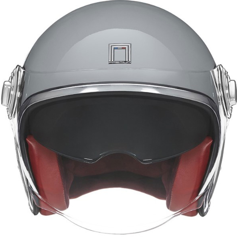 NOX PREMIUM Heritage kaciga otvorenog lica siva
