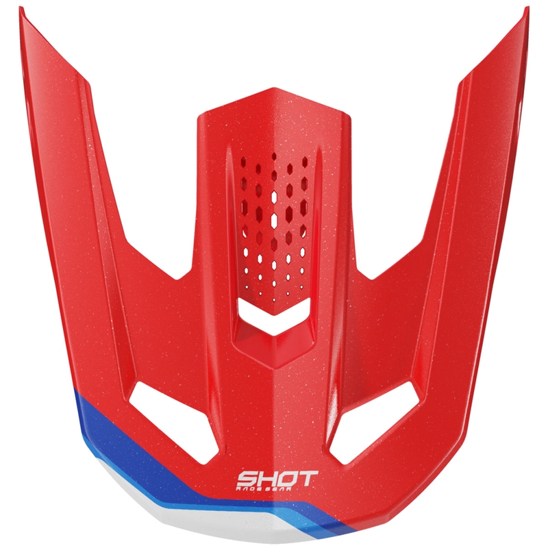 Vizir za kacigu Shot Speed Atomic biserno crveni