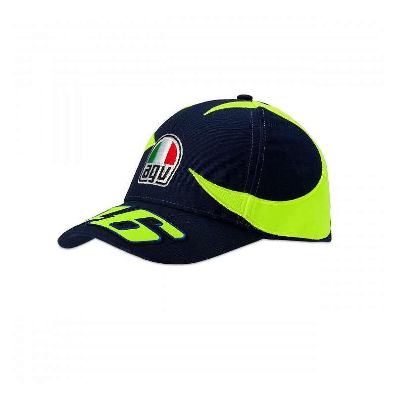 Dječja kapa VR46 Valentino Rossi SUN AND MOON REPLICA plavo-žuta