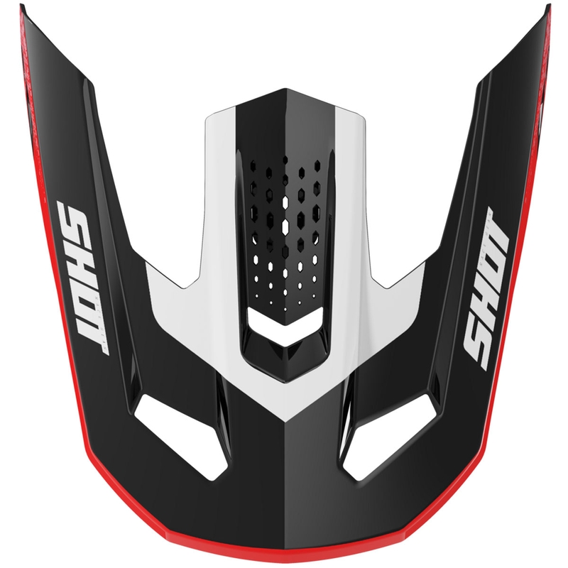 Vizir za kacige Shot Speed Hybrid, sjajno crveni