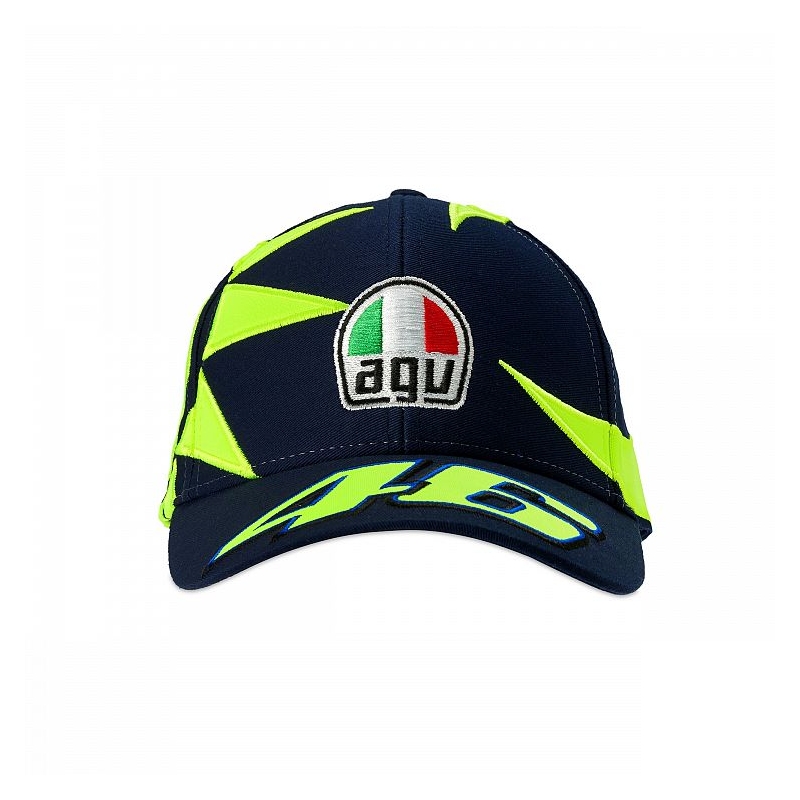 Dječja kapa VR46 Valentino Rossi SUN AND MOON REPLICA plavo-žuta