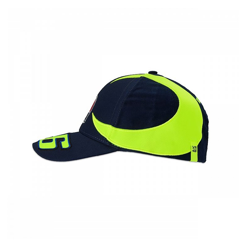 Dječja kapa VR46 Valentino Rossi SUN AND MOON REPLICA plavo-žuta