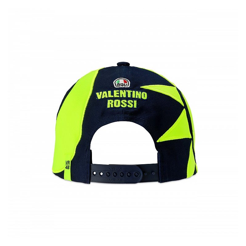Dječja kapa VR46 Valentino Rossi SUN AND MOON REPLICA plavo-žuta