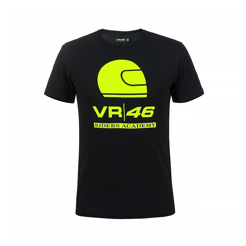 Majica kratkih rukava VR46 Valentino Rossi RIDERS ACADEMY crna