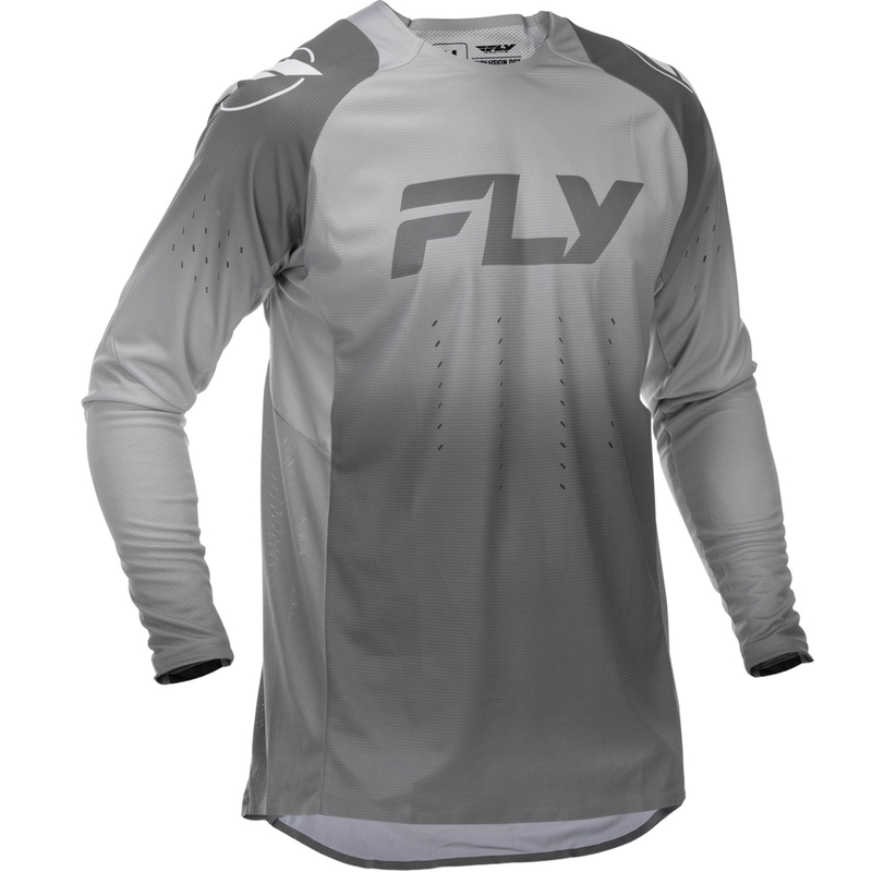 FLY Racing Evolution motokros dres bijelo-sivi