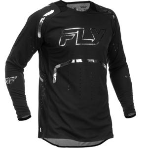 FLY Racing Evolution SA motokros dres crno-srebrne boje